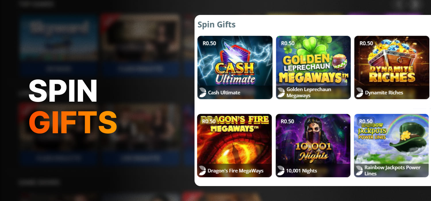 spin gifts bonuses