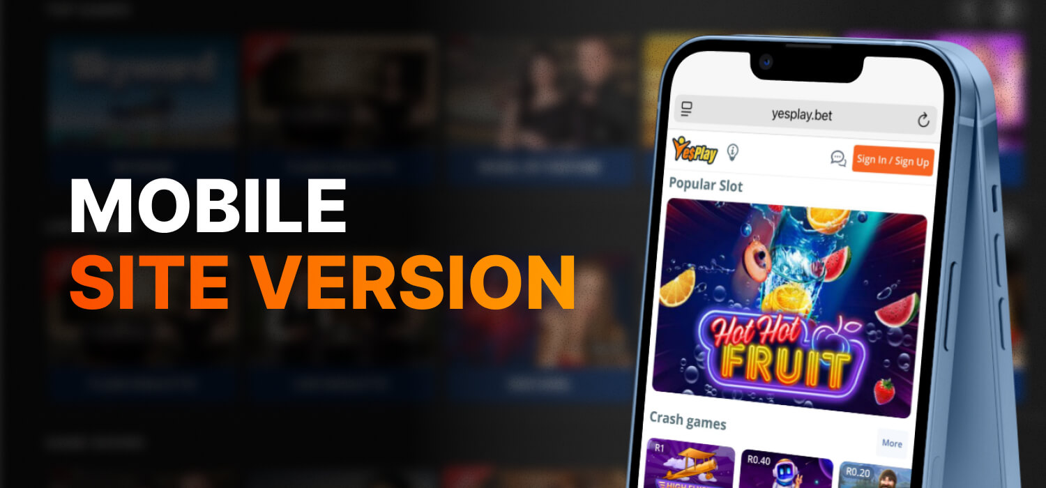 yesplay mobile site version